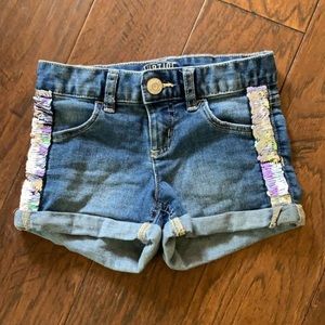 Justice shorts! Sequins on the side